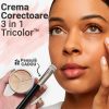 Crema Corectoare 3 in 1 + Pensula CADOU Tricolor Crema Corectoare 3 in 1 + Pensula CADOU Tricolor