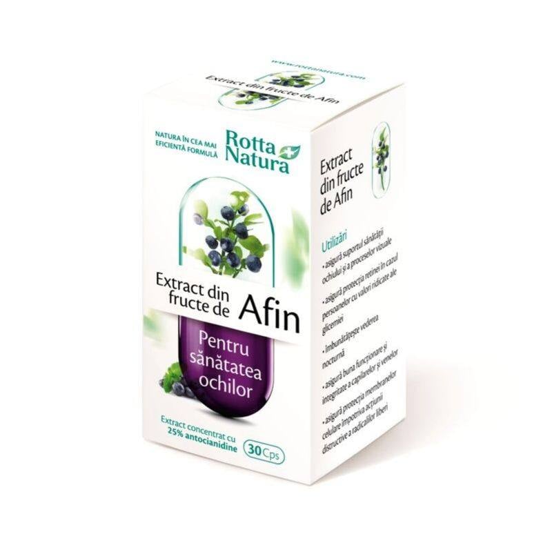 ROTTA NATURA Extract din fructe de afin, 30 capsule ROTTA NATURA Extract din fructe de afin, 30 capsule