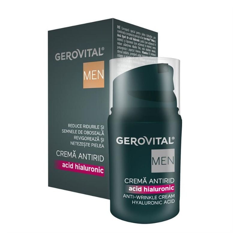 3550 GH3 Men Crema antirid cu acid hialuronic, 30 ml 3550 GH3 Men Crema antirid cu acid hialuronic, 30 ml