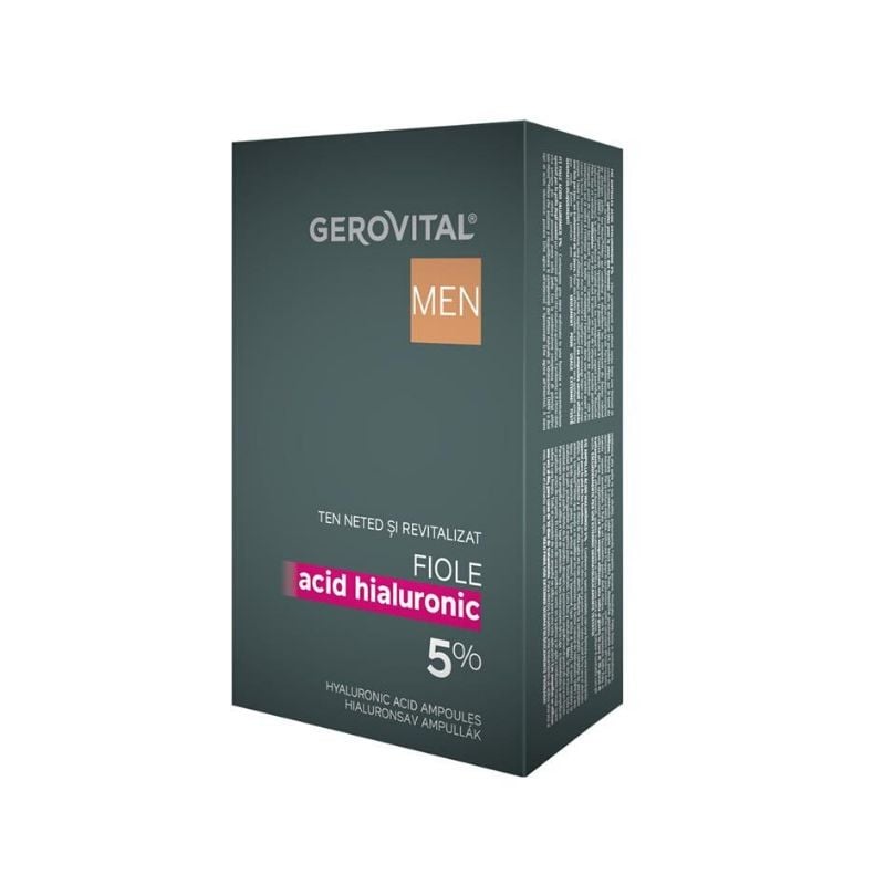 3560 GH3 Men Fiole cu acid hialuronic 5%, 10*2 ml 3560 GH3 Men Fiole cu acid hialuronic 5%, 10*2 ml