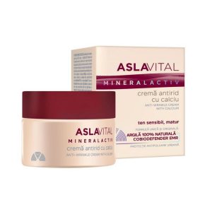 1560 ASLAVITAL Crema Antirid Cu Calciu, 50 ml