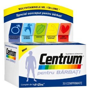 centrum barbati complet a-zinc x 30 comprimate filmate