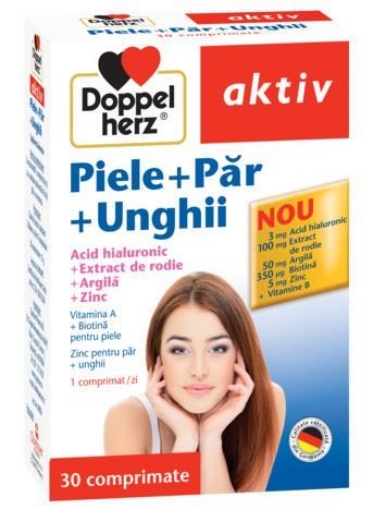 Doppelherz Aktiv Piele + par + unghii - 30 tablete Doppelherz Aktiv Piele + par + unghii - 30 tablete