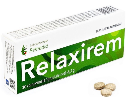 Remedia Relaxirem - 30 comprimate Remedia Relaxirem - 30 comprimate