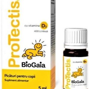 ProTectis probiotice cu vitamina D3 400UI/doza - 5ml Biogaia