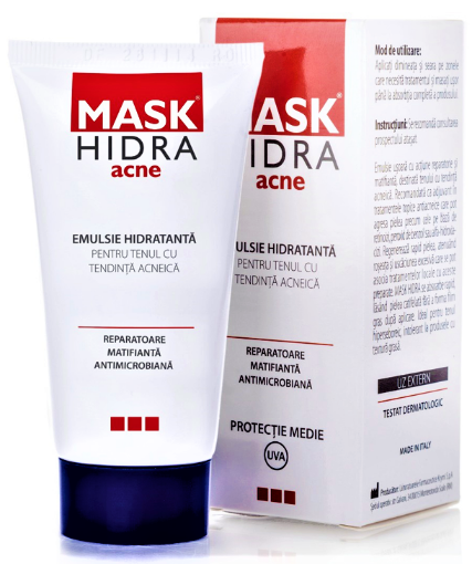 mask hidra acne emulsie hidratanta x 50ml mask hidra acne emulsie hidratanta x 50ml