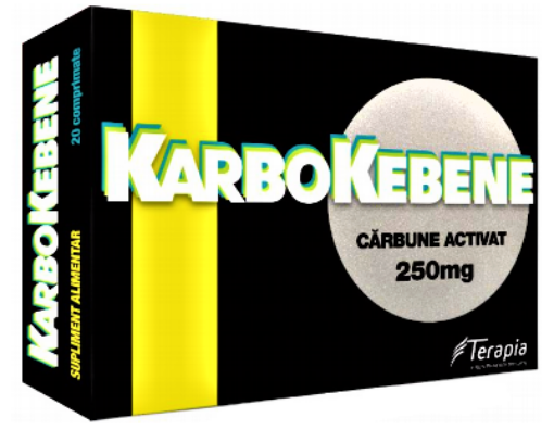 KarboKebene 250mg - 20 Comprimate Terapia KarboKebene 250mg - 20 Comprimate Terapia
