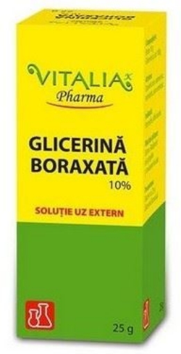 Vitalia K Glicerina boraxata 10% - 25 grame Vitalia K Glicerina boraxata 10% - 25 grame