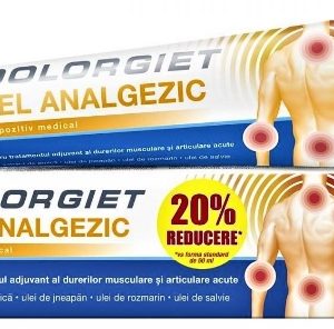 zdrovit dolorgiet gel analgezic 100ml promo 20% cadou