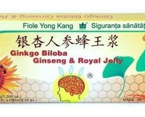china ginkgo biloba, ginseng si royal jelly 10ml x 10 fiole