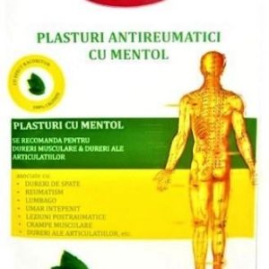 Narcis plasturi antireumatici cu mentol 12cm/18cm - 1 bucata