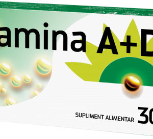 Vitamina A+D2 2500UI/550UI - 30 capsule moi Biofarm