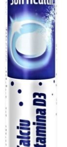 SunHealth Calciu + vitamina D3 - 20 comprimate efervescente