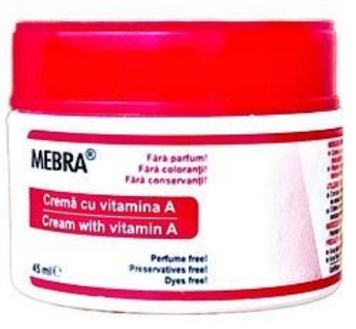 Mebra Crema cu vitamina A - 45 grame Mebra Crema cu vitamina A - 45 grame