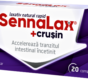 SennaLax plus Crusin - 20 comprimate Biofarm