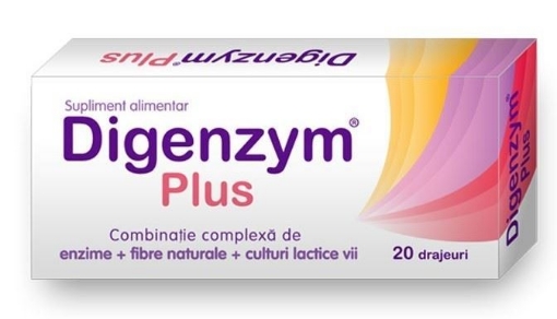 Digenzym Plus - 20 drajeuri Digenzym Plus - 20 drajeuri