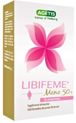 Libifeme Meno 50+ - 30 comprimate Agetis Libifeme Meno 50+ - 30 comprimate Agetis