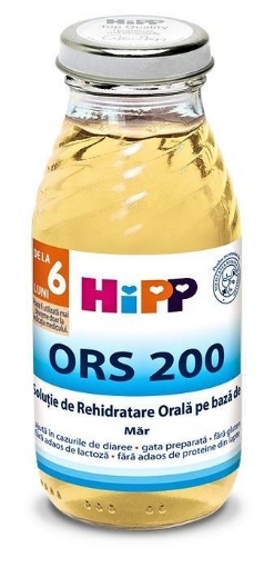 HiPP ORS 200 bautura cu mar impotriva diareei - 200ml HiPP ORS 200 bautura cu mar impotriva diareei - 200ml