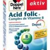 Doppelherz Aktiv Acid folic + complex de vitamine B - 30 comprimate