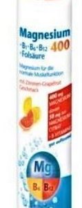 Doppelherz Aktiv Magneziu 400+B1+B6+B12+acid folic - 15 comprimate efervescente