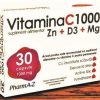 PharmA-Z vitamina C 1000 + Zn + D3 + Mg - 30 capsule