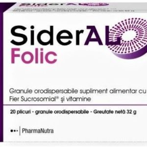 SiderAL Folic pulbere orodispersabila - 20 plicuri Solacium Pharma