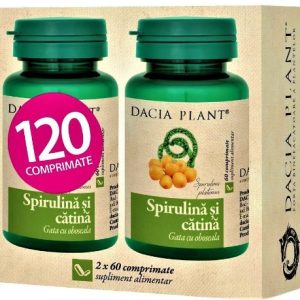 dacia plant spirulina si catina ctx60 cpr 1+1 gratis