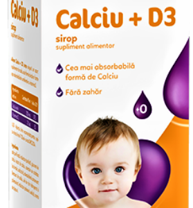 alinan calciu+d3 sirop x 150ml