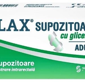 4Lax supozitoare cu glicerina pentru adulti 2100mg - 12 bucati