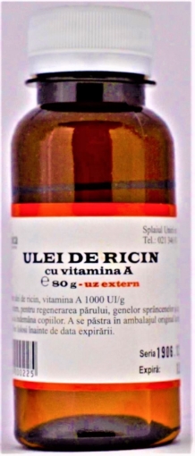 Biogalenica ulei de ricin - 80 grame Biogalenica ulei de ricin - 80 grame