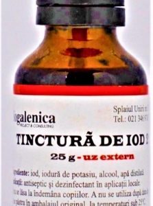 Biogalenica tinctura de iod - 25 grame