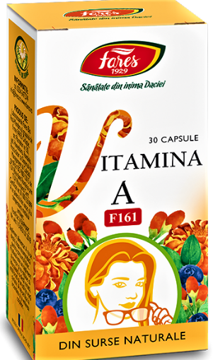 Fares vitamina A din surse naturale - 30 capsule Fares vitamina A din surse naturale - 30 capsule