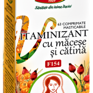 fares vitaminizant cu macese si catina x 63 comprimate masticabile