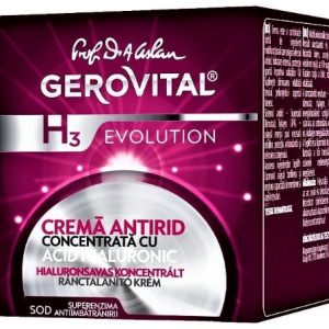 Gerovital H3 Evolution crema concentrata antirid cu acid hialuronic - 50ml