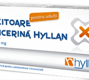 Hyllan supozitoare cu glicerina pentru adulti - 12 bucati