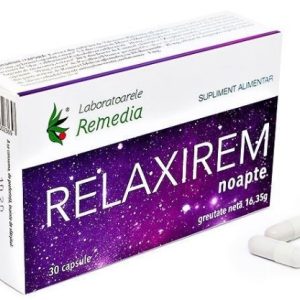 Remedia Relaxirem Noapte - 30 capsule