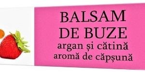 Manicos balsam de buze cu argan, catina si capsuni - 4.8 grame