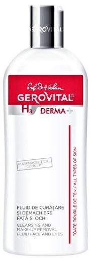 Gerovital H3 Derma+ Fluid de Curatare Fata si Ochi - 200ml Gerovital H3 Derma+ Fluid de Curatare Fata si Ochi - 200ml