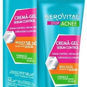 gerovital plant stop acnee crema-gel sebum control 50ml