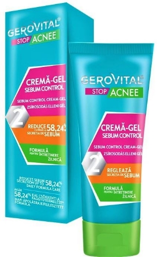 gerovital plant stop acnee crema-gel sebum control 50ml gerovital plant stop acnee crema-gel sebum control 50ml