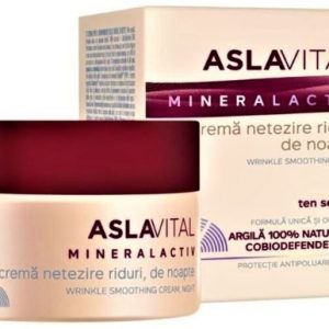 aslavital mineralactiv crema netezire riduri noapte 50ml
