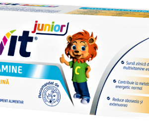 Cavit Junior Multivitamine cu aroma de vanilie - 20 tablete masticabile Biofarm