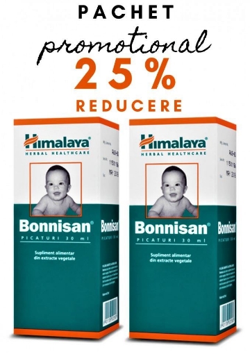 Himalaya Bonnisan solutie orala - 30ml (1+1 la -25% reducere la al doilea flacon) Himalaya Bonnisan solutie orala - 30ml (1+1 la -25% reducere la al doilea flacon)