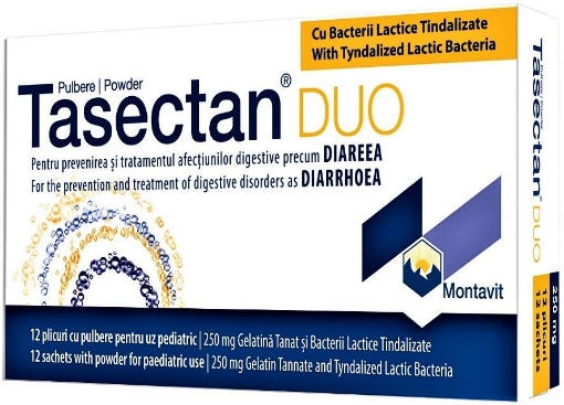 Tasectan DUO 250mg -12 plicuri Tasectan DUO 250mg -12 plicuri