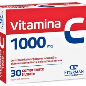 Vitamina C 1000mg - 30 comprimate filmate Fiterman Pharma