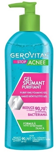 Gerovital Stop Acnee Gel spumant purifiant - 150ml Gerovital Stop Acnee Gel spumant purifiant - 150ml