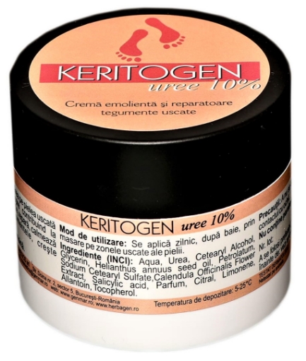 Herbagen Keritogen crema pentru calcaie - 50 grame Herbagen Keritogen crema pentru calcaie - 50 grame