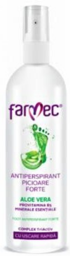 Farmec antiperspirant pentru picioare forte - 200ml Farmec antiperspirant pentru picioare forte - 200ml