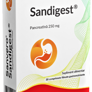 Sanvero Sandigest - 30 comprimate filmate gastrorezistente