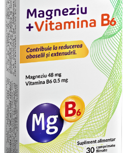 Sanvero Magneziu + Vitamina B6 - 30 comprimate filmate